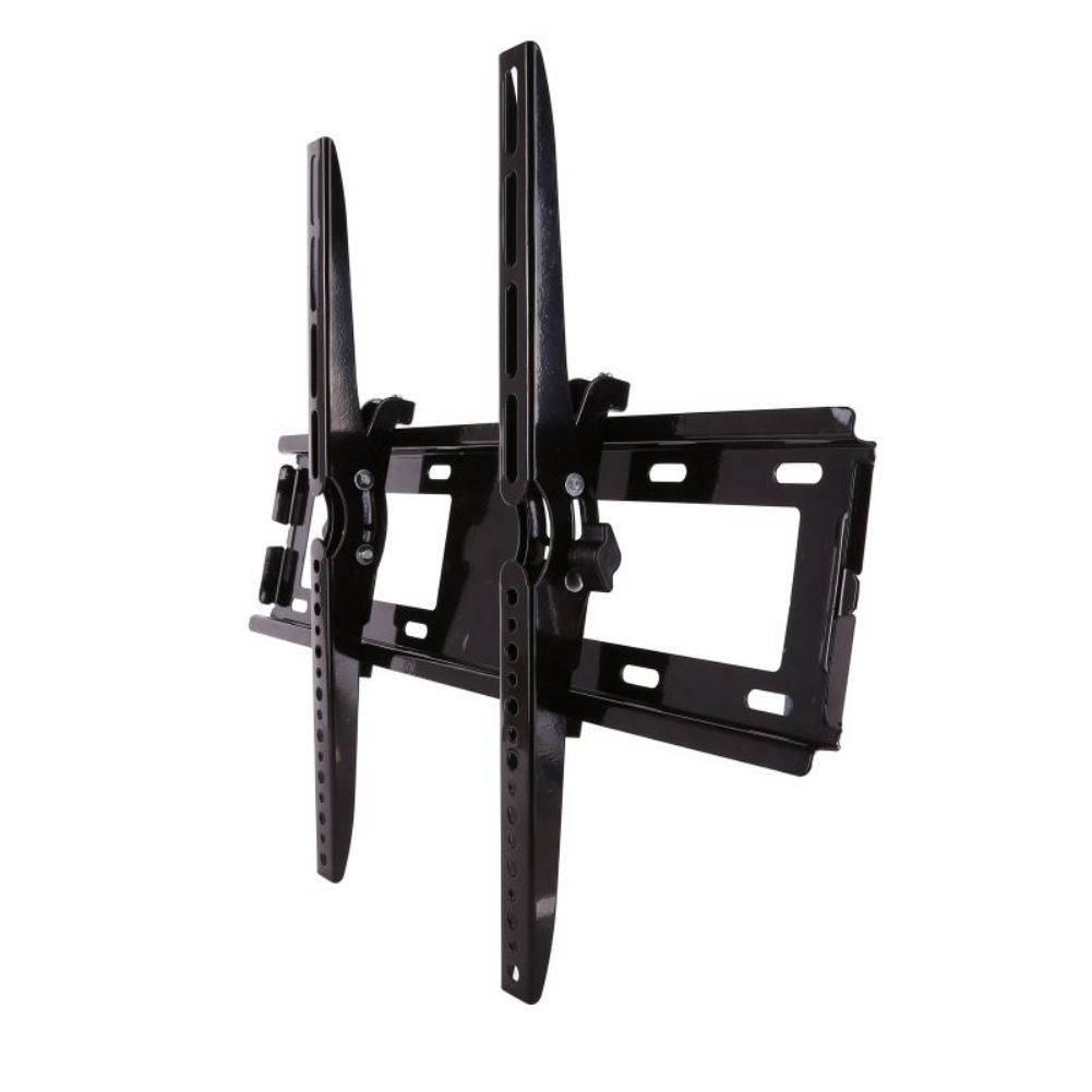 Brightup TV Wall Mount Bracket Tilt TV Mount Low Profile for Most 26-55 inch LED OLED LCD HD TVs Plasma Flat Curved Screens VESA Pattern up to 400X400 mm 110 LBS Loading Fits 8" 12" 16" Wood Studs