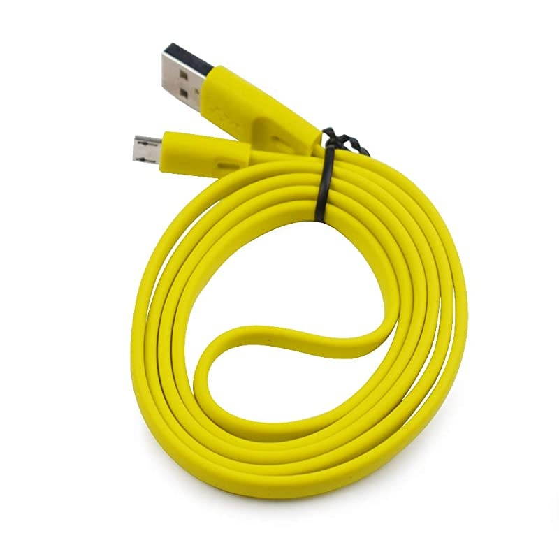 Boom Charger Cable Power Cord Line Compatible for Logitech Boom Boom2 Megaboom Miniboom Roll Wireless Speaker Yellow