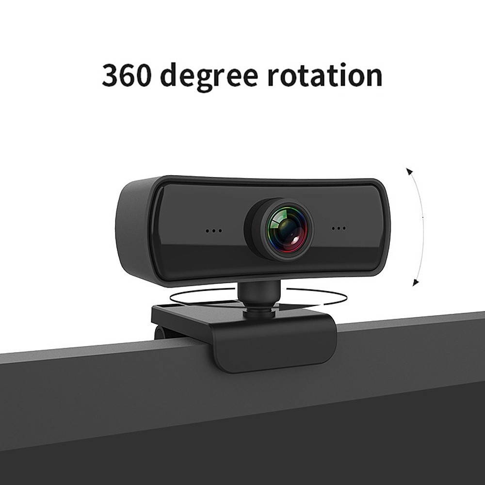 1440P Wide HD Webcam USB2.0 Autofocus HD Video Computer Camera with Noise-reduction Microphone for PC/Laptop