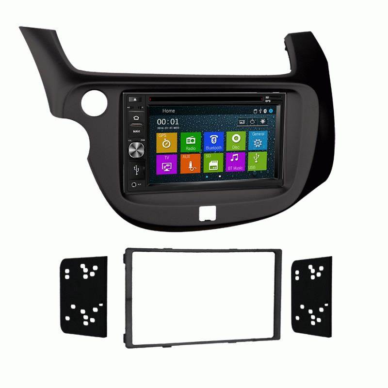 Otto Navi In Dash Navigation System DVD GPS Navigation Multimedia Radio and Dash Kit for Honda Fit 2009-2013