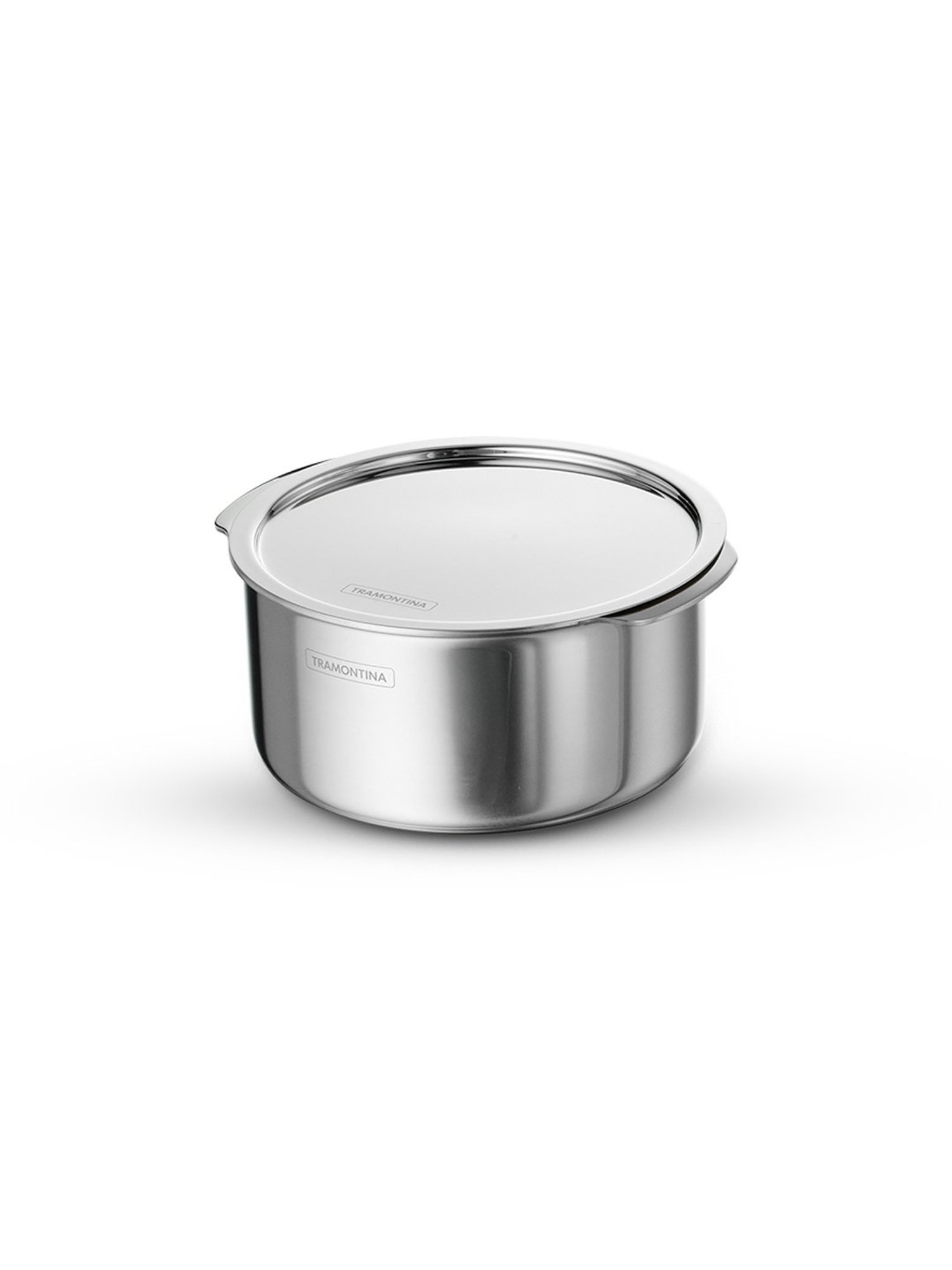Tramontina Aeion Triply Non-Toxic Stainless Steel Tope with Lid 18cm/2.2L NSF Certified