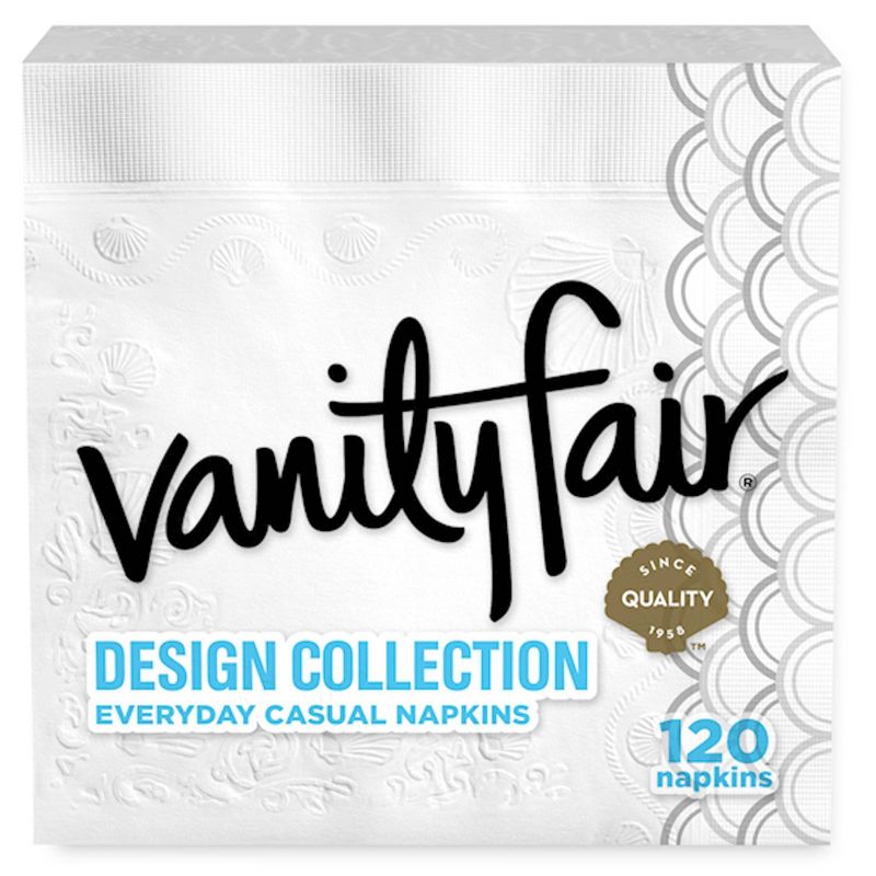 Vanity Fair Everyday Design Collection Napkins - 120ct