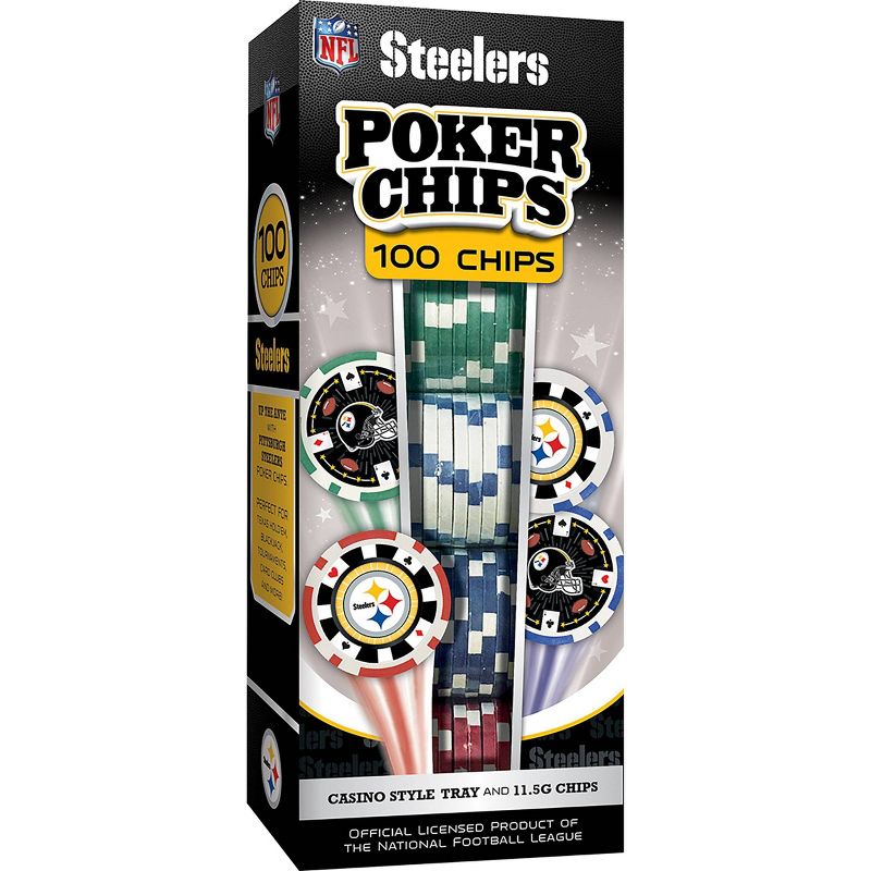 NFL Pittsburgh Steelers 100ct Poker Chip