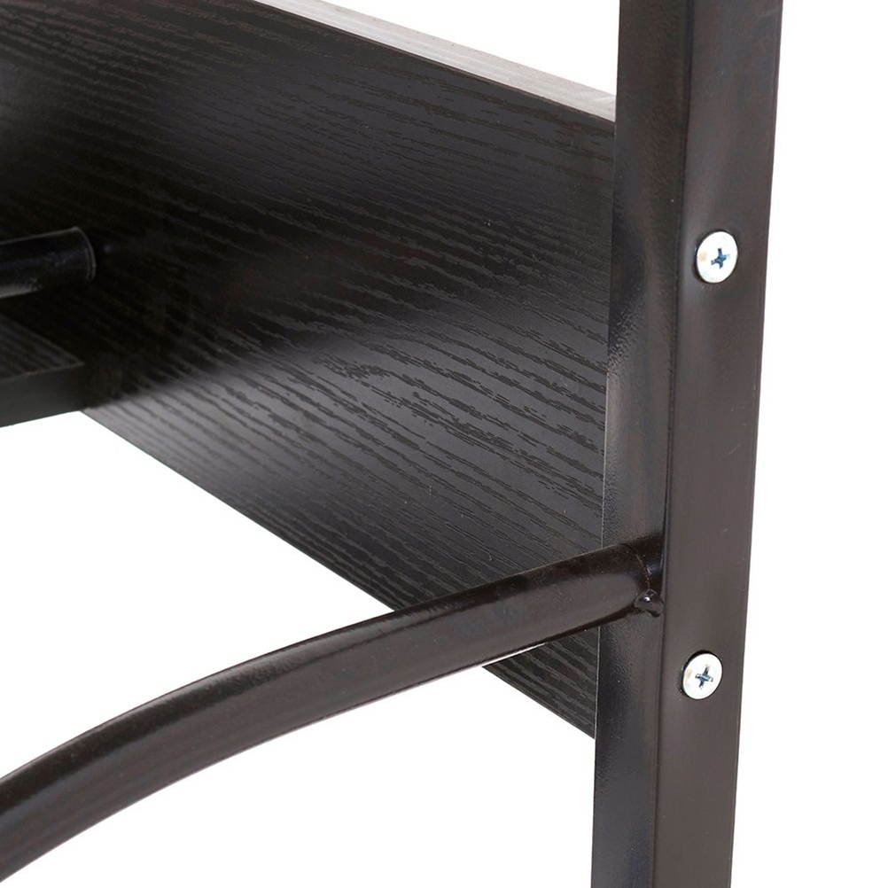 HOMEMAXS 29" Computer Desk, 4 Floor Game Tablefor Small Space with Keyboard Drawer, Chassis Rack and Shelf