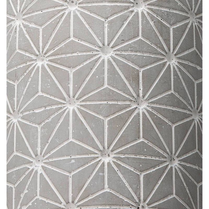 8" Pottery Perfect Concrete Geostar Mini Pendant Concrete - Varaluz