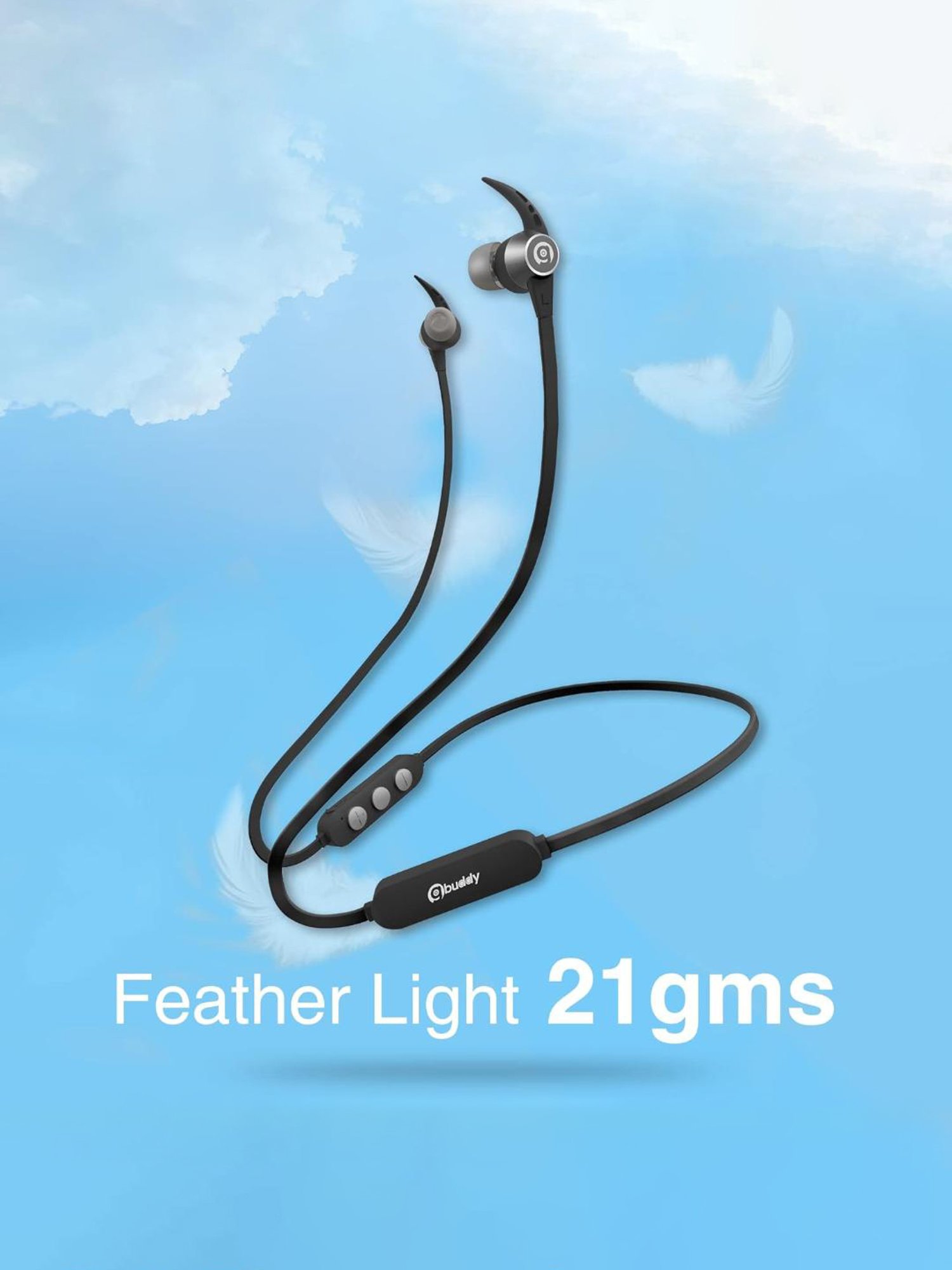 Boat Airdopes Sonik BT Earbuds with 60Hrs Playback & ENx Technology (Thunder Black, True Wireless)