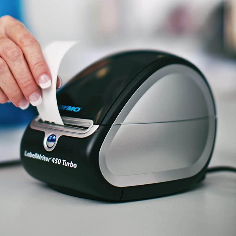 LabelWriter 450 Turbo Label Maker with 2 Bonus LW Label Rolls 350 Address amp 300 Shipping White SelfAdhesive