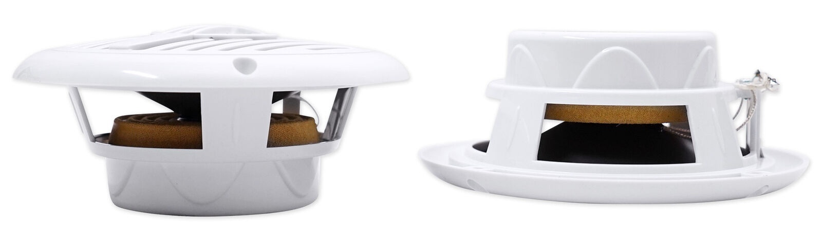 Pair   MS525W 5.25" 400 Watt Waterproof Marine Boat Speakers 2-Way White