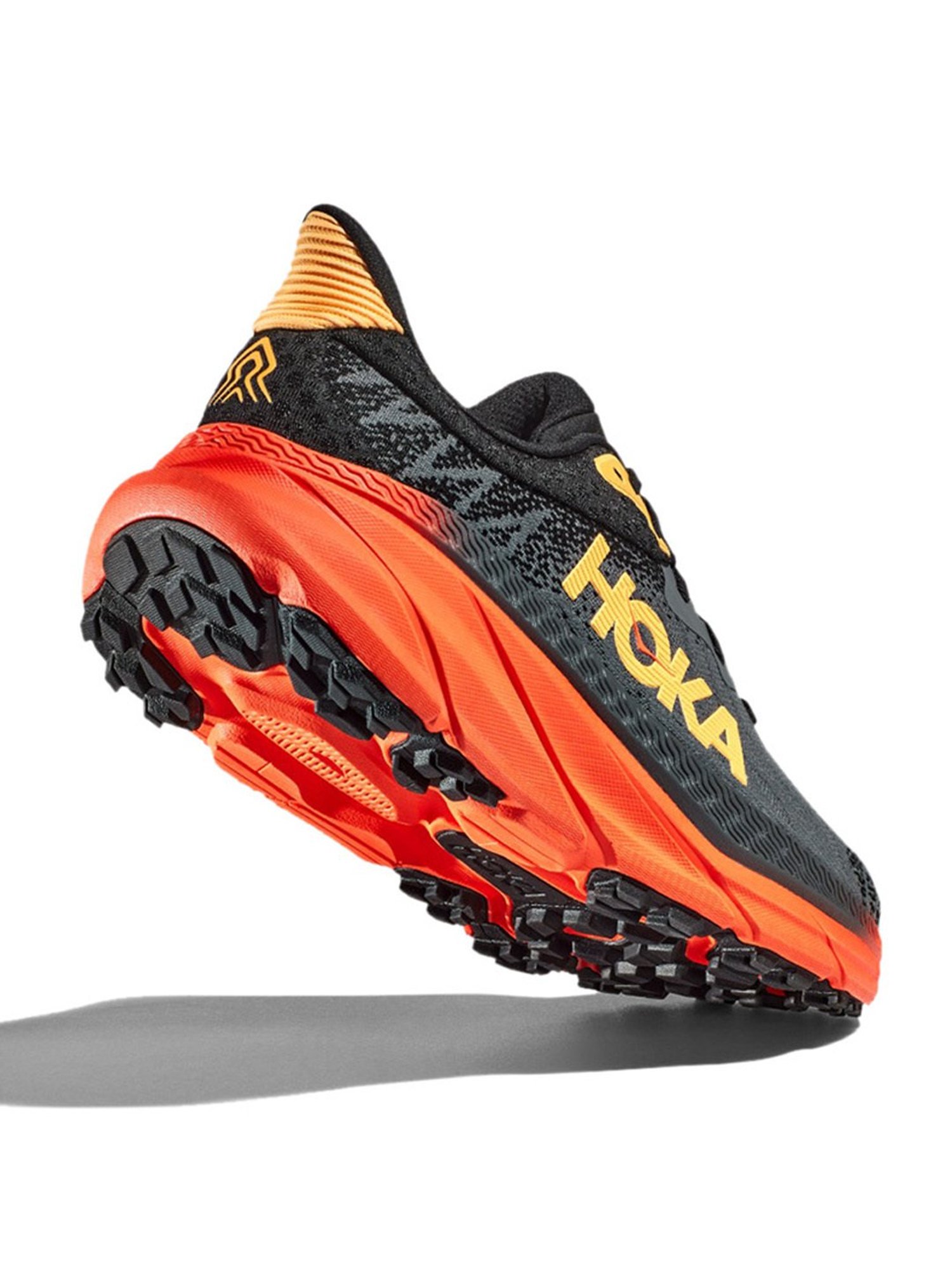 Hoka Men's M CHALLENGER ATR 7 Castlerock & Flame Running Shoes