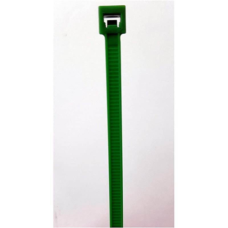 Ties Standard Duty 76 Inch Premium Nylon Wire Management ZipTies 50 LB Tensile Strength USA Strong Ties 100 Pack Green