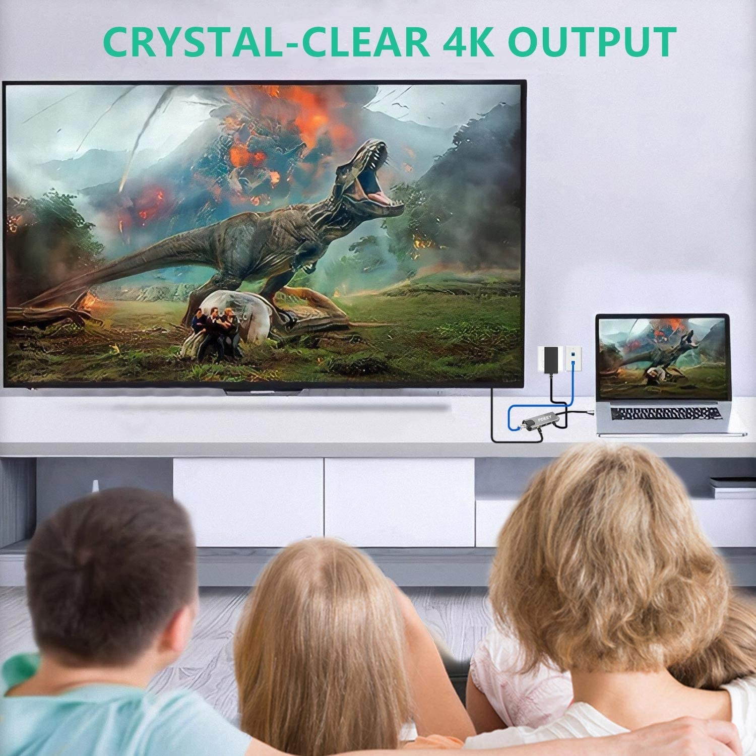 HDMI to Ethernet Adapter Compatible for Nintendo Switch Lite Dock with USB Bluetooth Hub and PD 60W USB-C Charging Port Thunderbolt 3 Compatible Samsung Dex Galaxy Tab A 2019 MacBook/Pro/Air