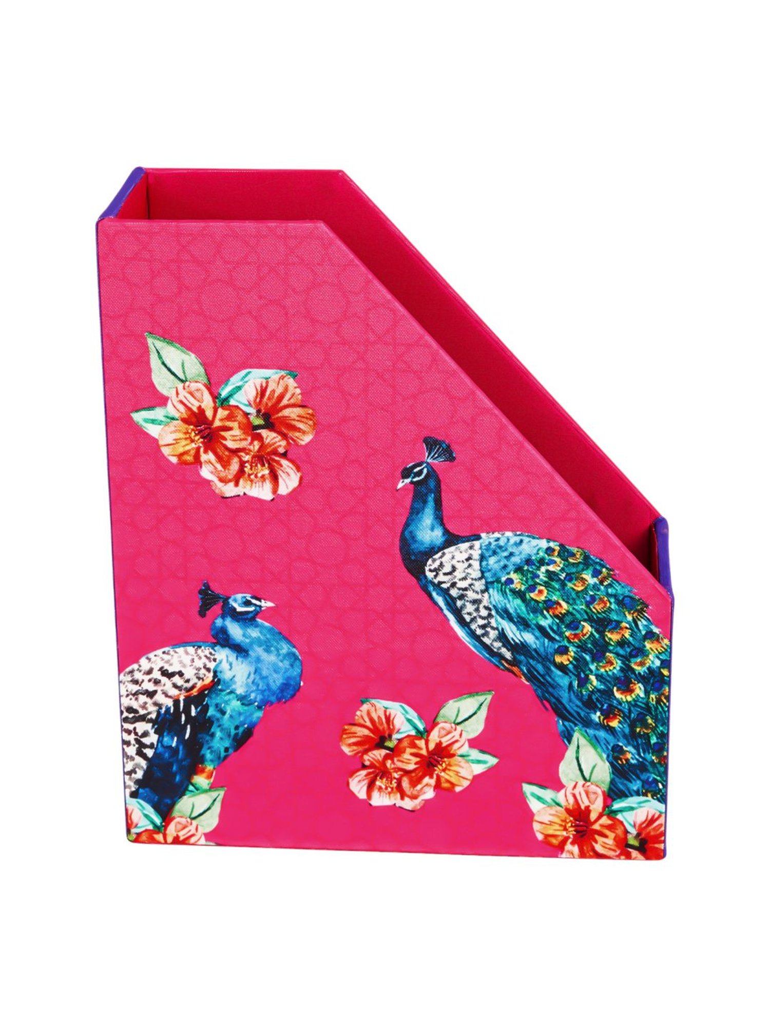 SEJ by Nisha Gupta Pink Magazine Rack - Set of 1