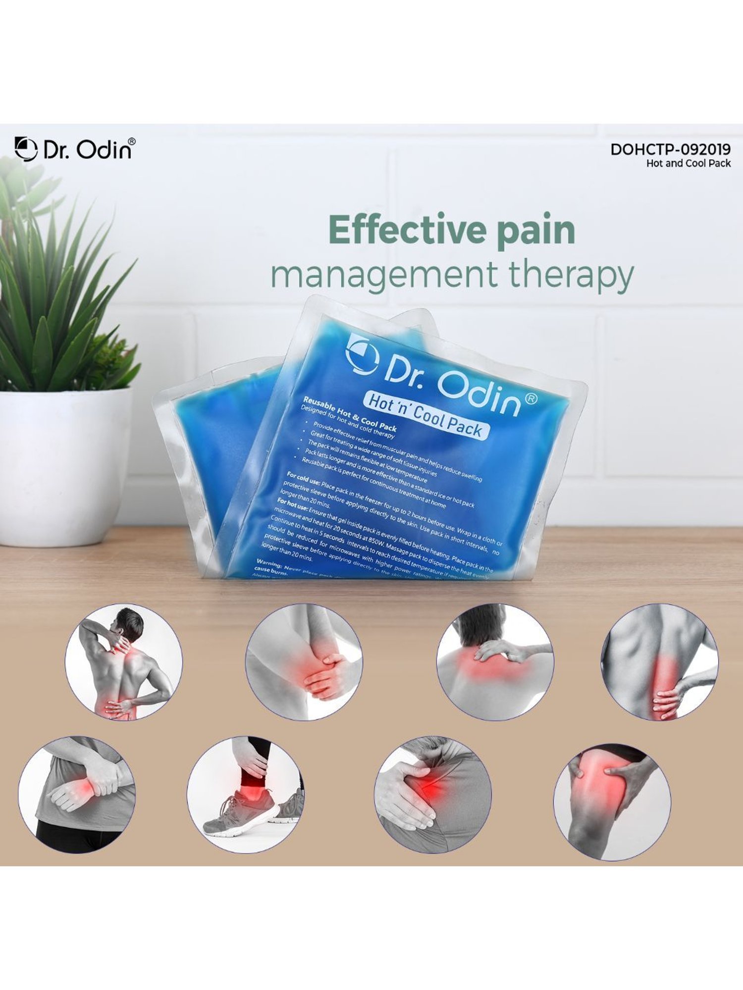 Dr. Odin Transparent Hot and Cool Gel Pack (Blue)