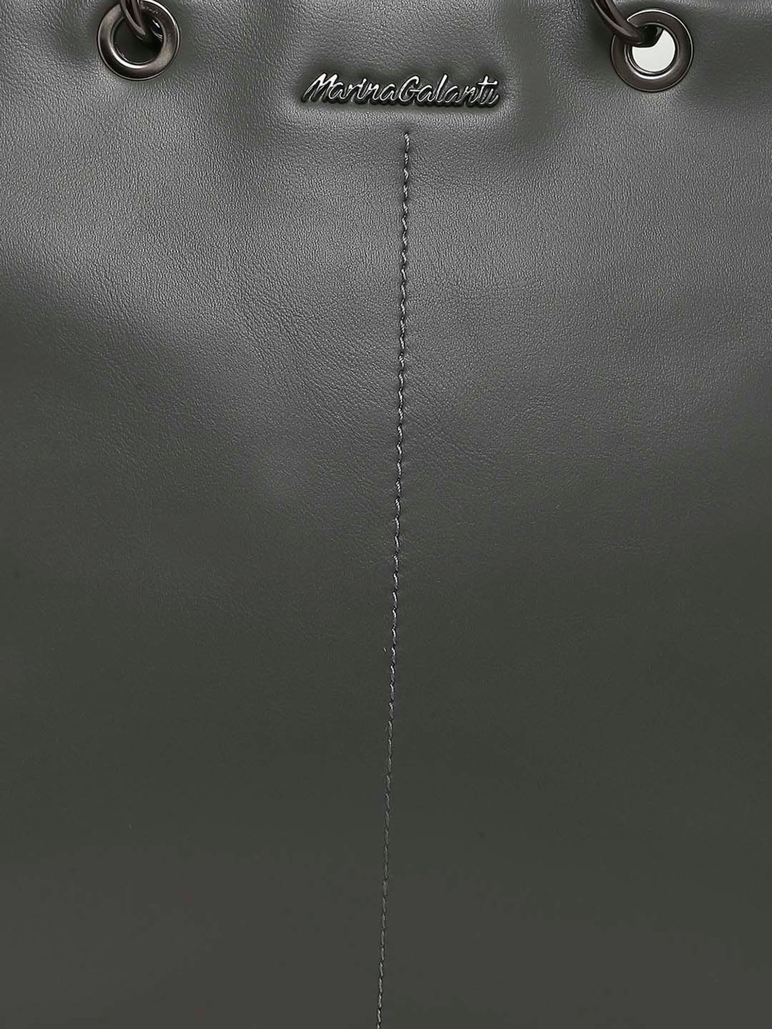 Marina Galanti Grey Solid Medium Tote Handbag