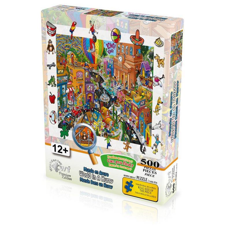 Wuundentoy Premium Edition: World in a Hurry Jigsaw Puzzle - 500pc