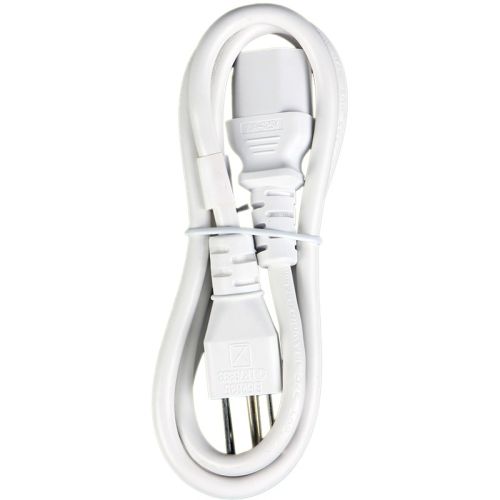 Rocstor Y10C114-W1 Rocstor 3ft Computer Power Cord NEMA5-15P to C13 - For PC, Printer, Projector, Television, Server, PDU - White