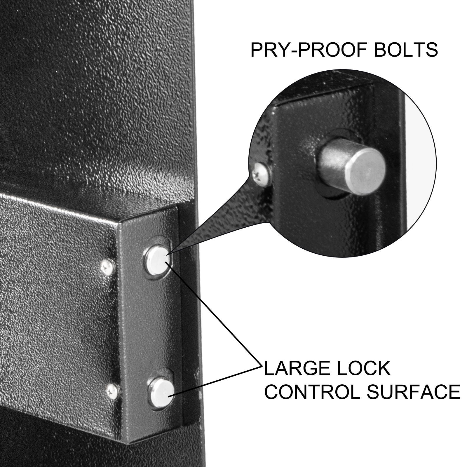 VEVOR Digital Depository Safe Made of Carbon Steel Deposit Safe Electronic Code Lock Depository Safe with Deposit Slot Restaurant Safe with Two Emergency Keys Depository Box for Home Hotel and Office