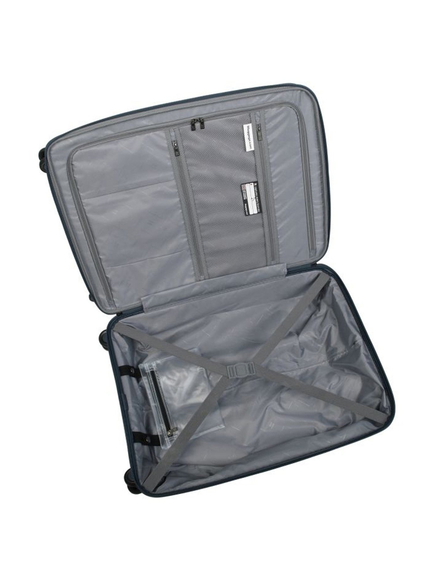 it luggage Eco Tough Blue Medium 24 inches Expandable Hardsided Trolley Bag with TSA Lock