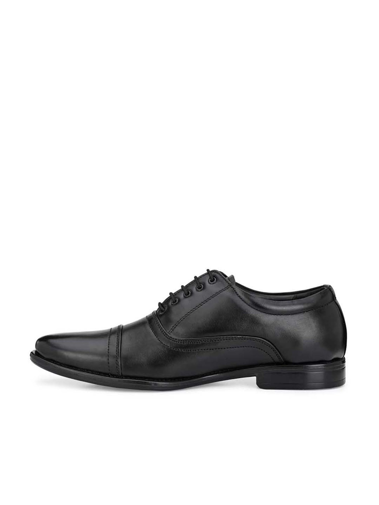 Eego Italy Men's Black Oxford Shoes