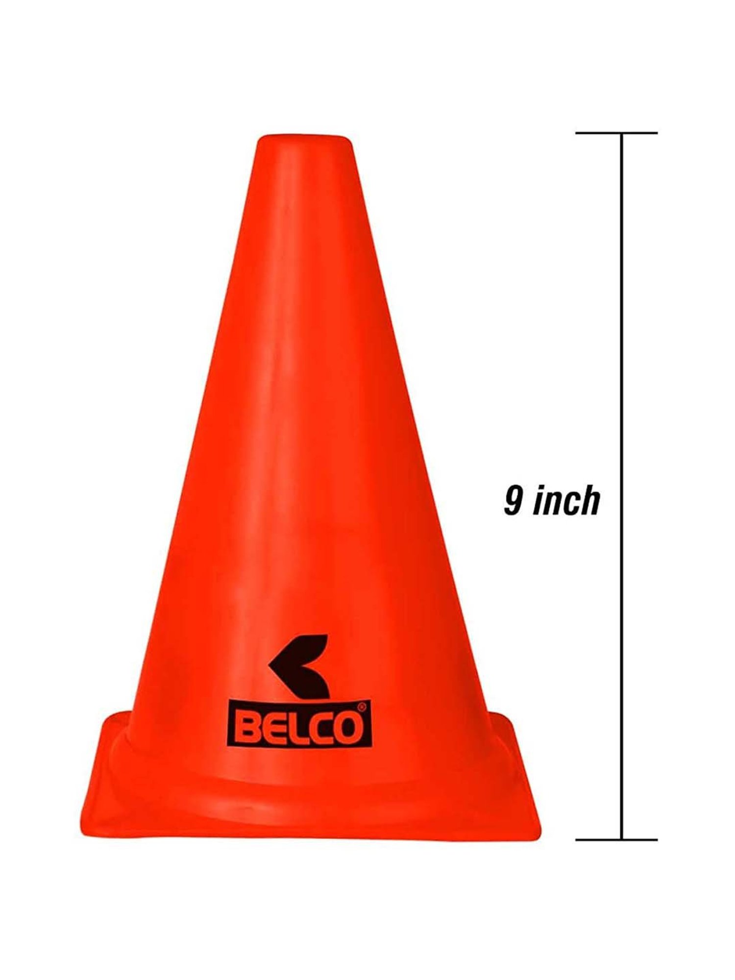 Belco Multicolored Sports Cone Marker Set (Pack of 6)