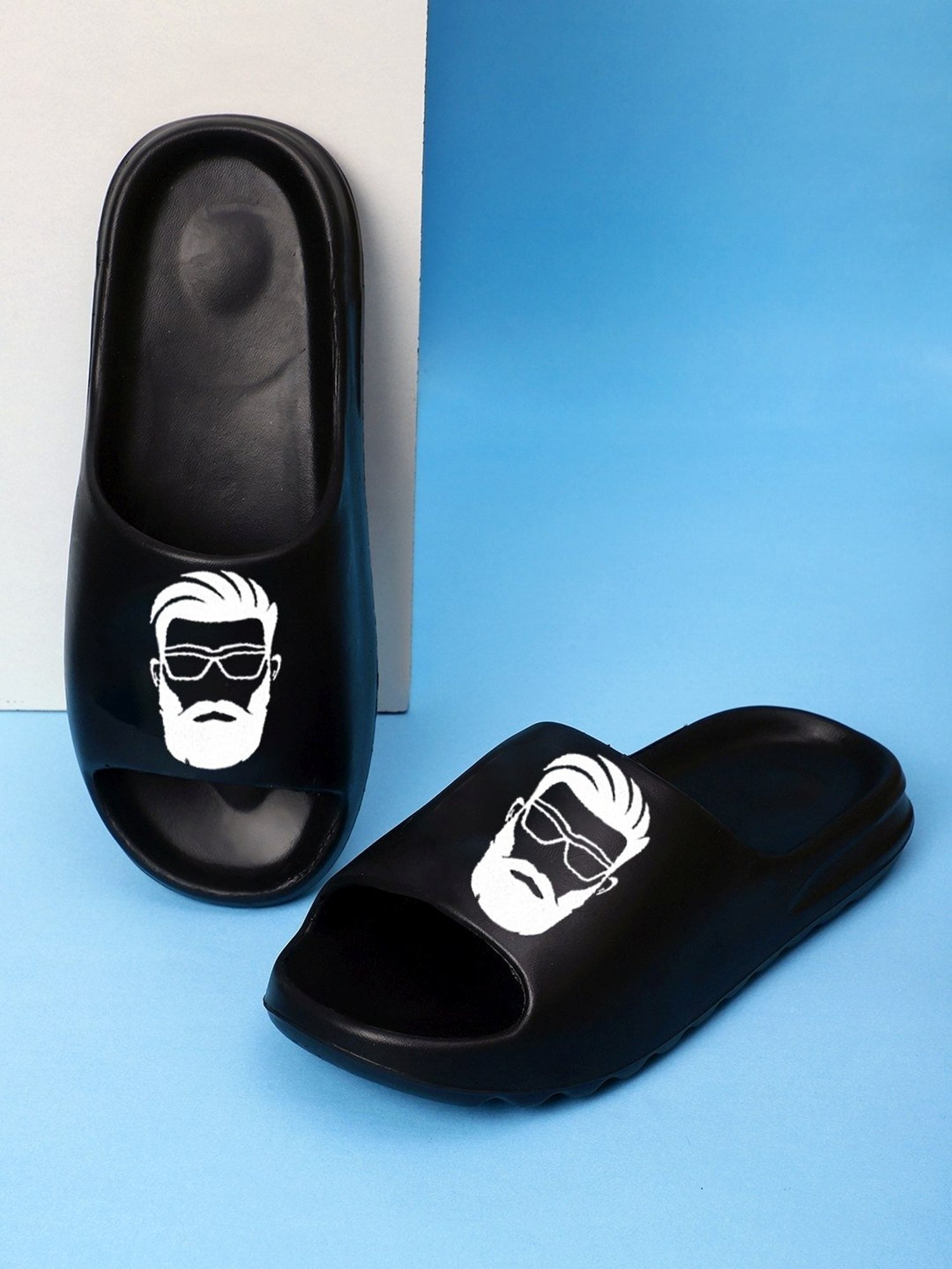 Pampy Angel Men's Black Slides