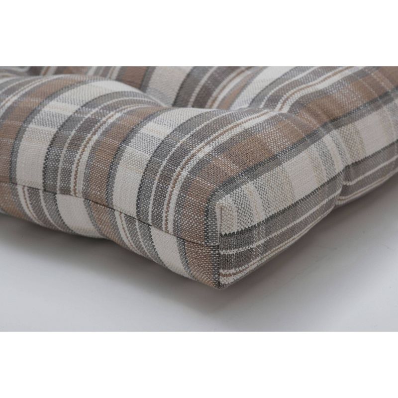 Set of 2 Bebe Cobblestone Indoor Reversible Chair Pad - Pillow Perfect