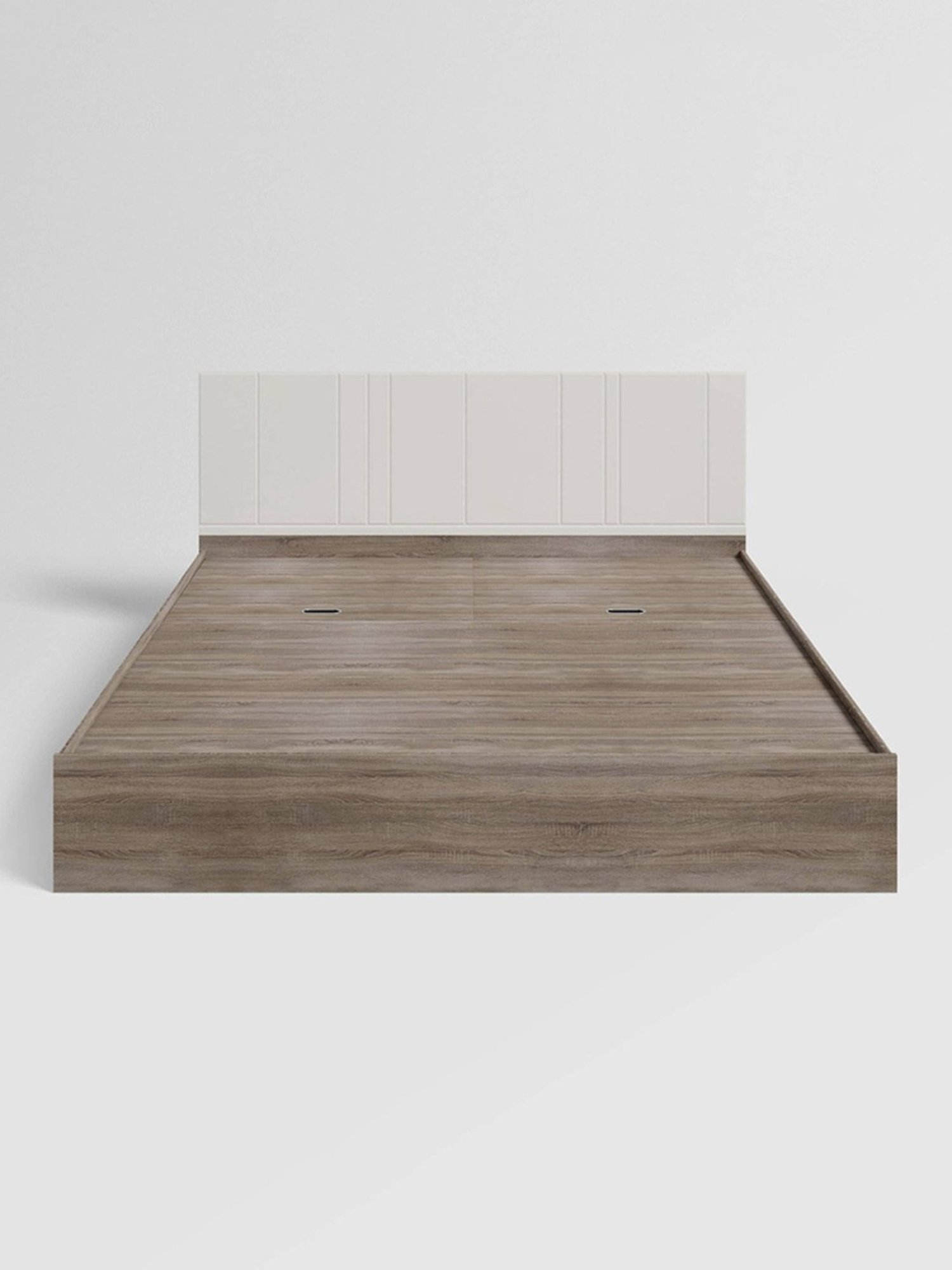 Godrej Interio Chime Sonoma Oak Engineered Wood Queen Bed