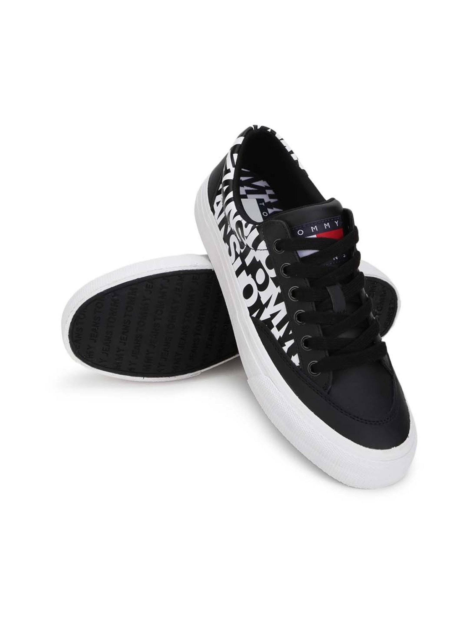 Tommy Hilfiger Men's Black Casual Sneakers
