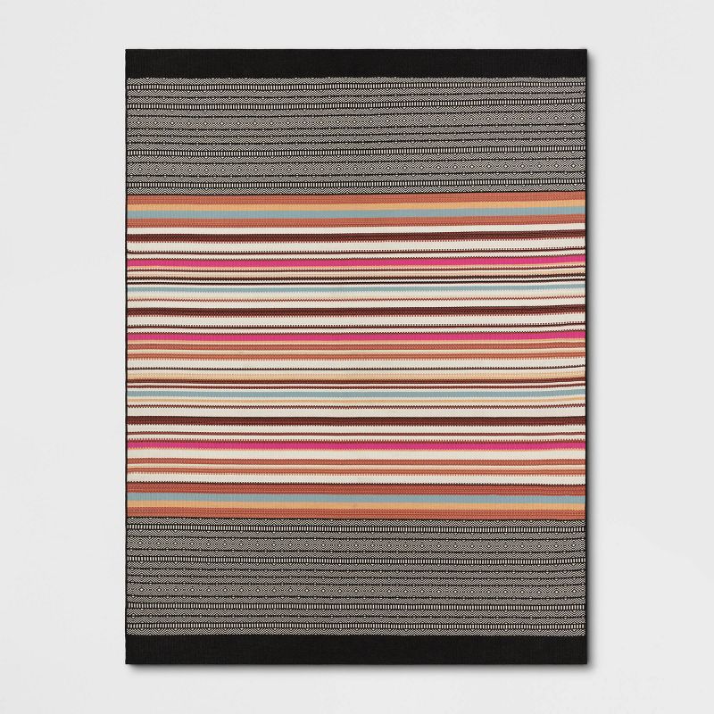 9' x 12' Outdoor Rug Global Pink Stripe - Opalhouse™