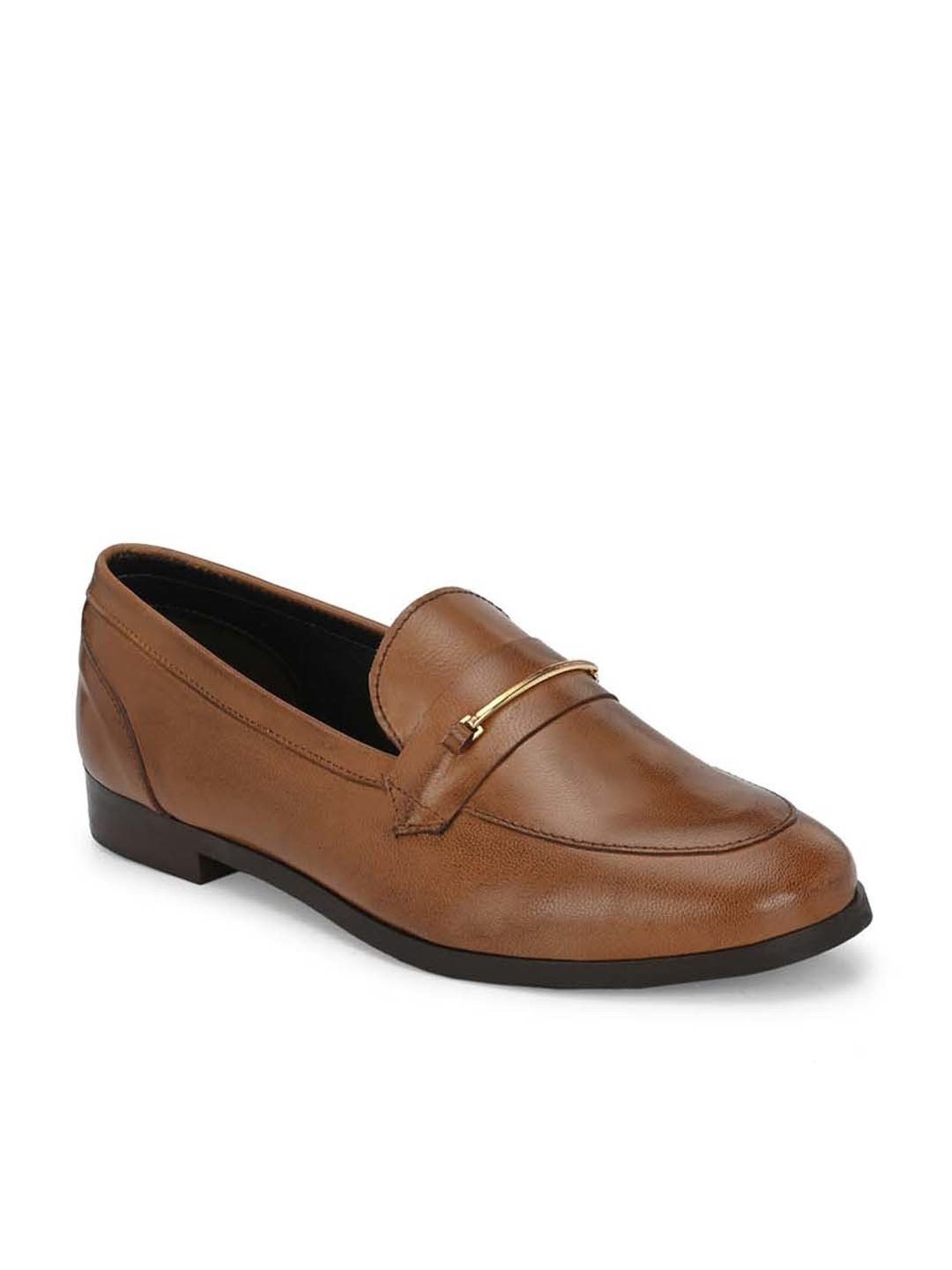 Carlo Romano Women's Tan Casual Loafers