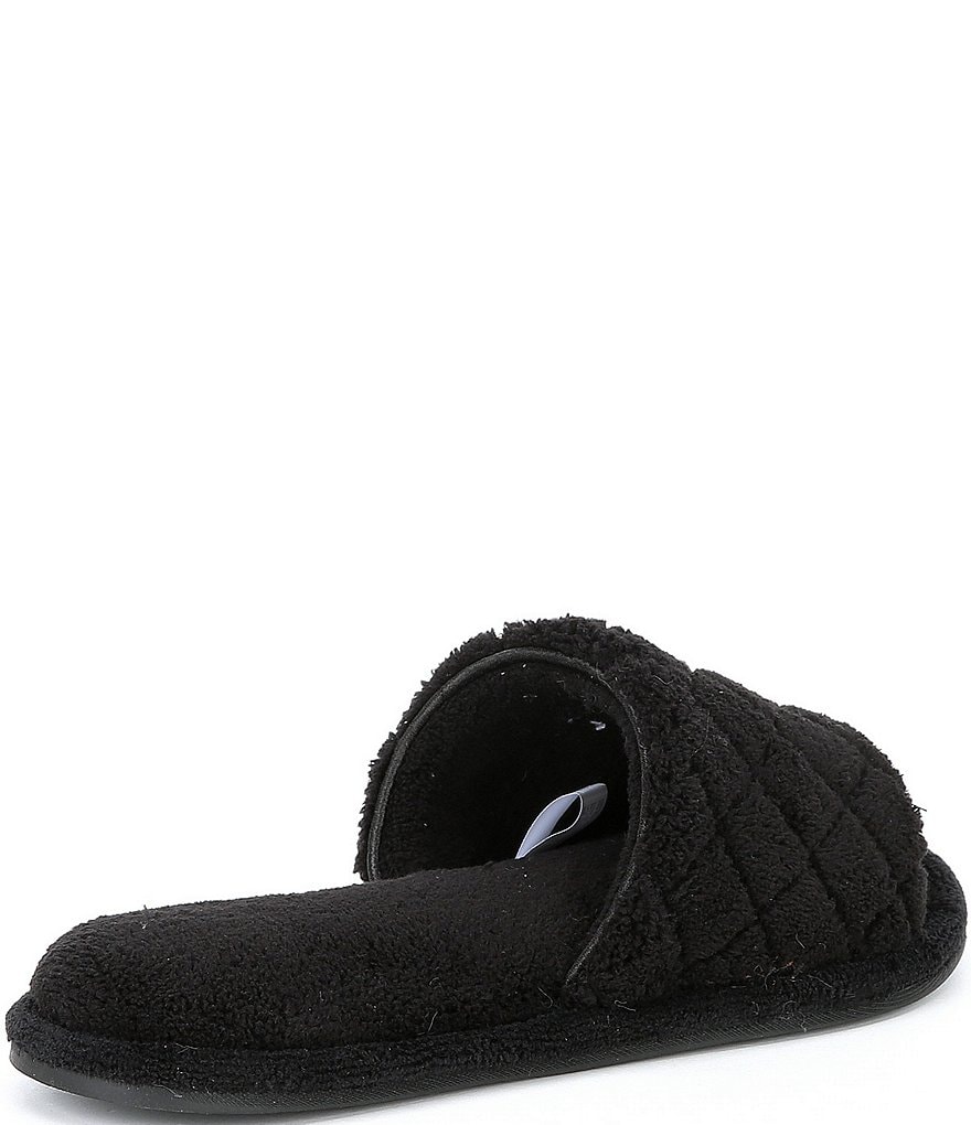 Cabernet Quilted Microfiber Terry Slippers