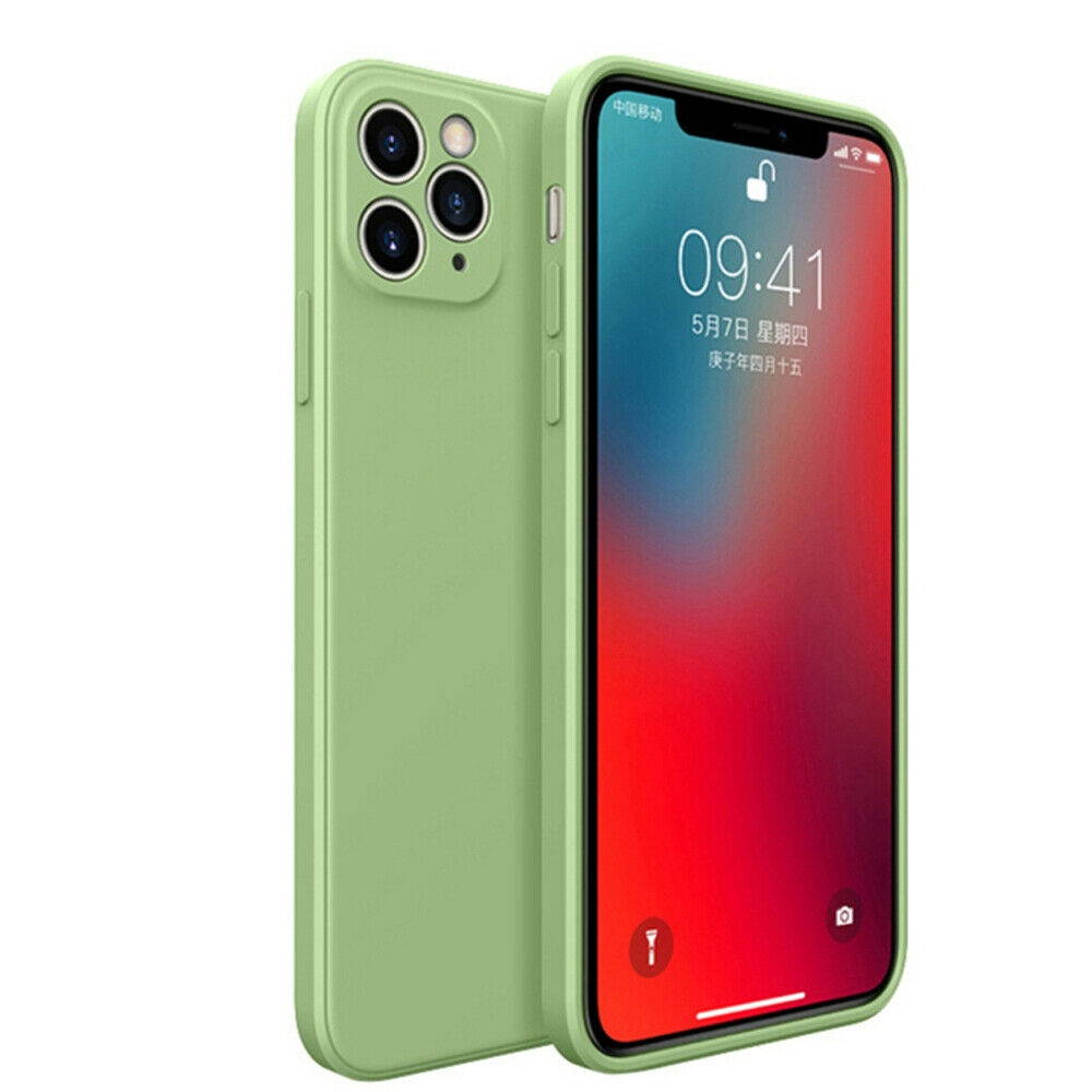 Cubic Liquid Silicone Case Cover For iPhone 12 / 12 Mini / 12 Pro / 12 Pro Max