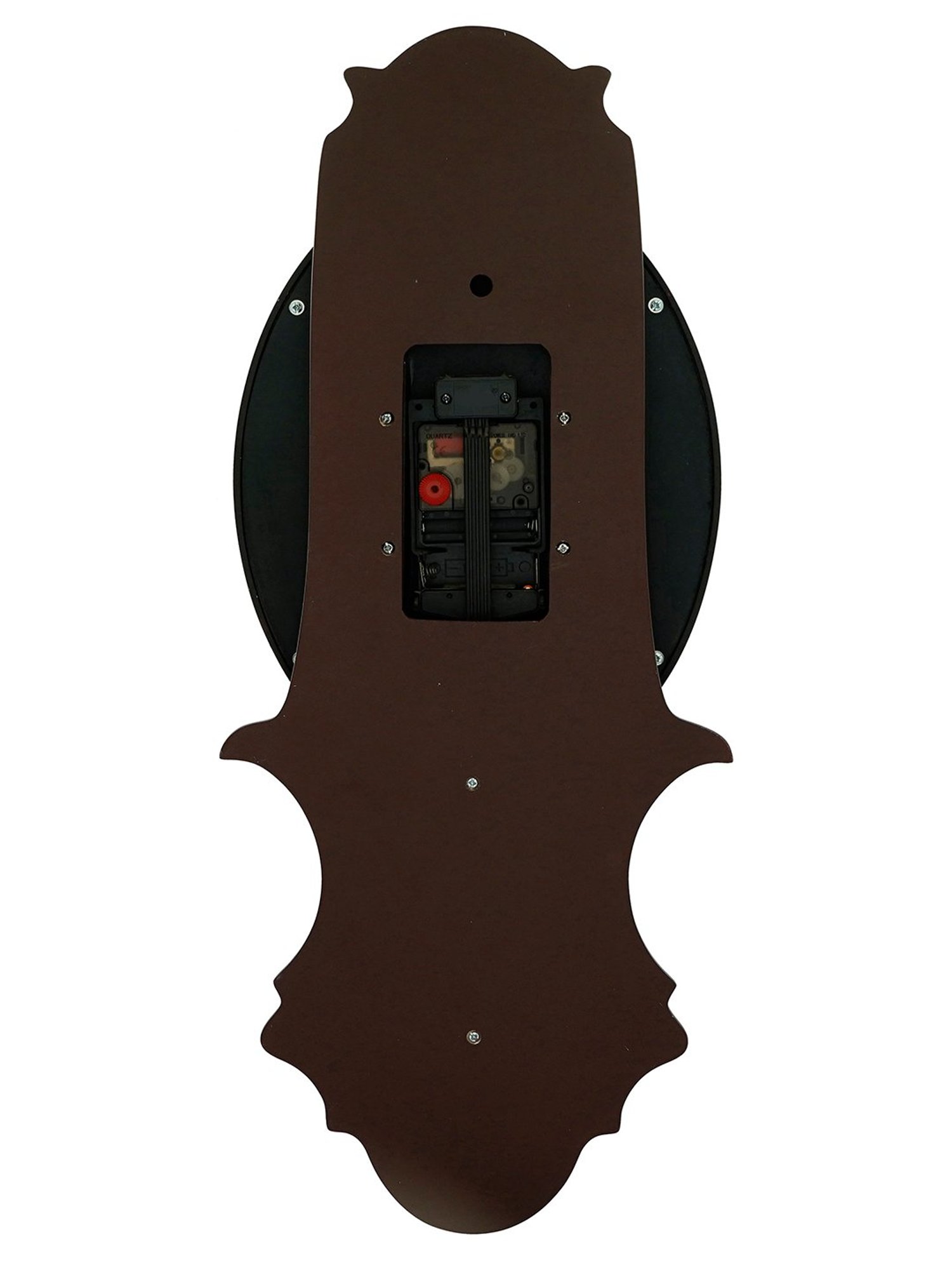 Braun Black Classic Large Analog Wall Clock With Silent Sweep Movement