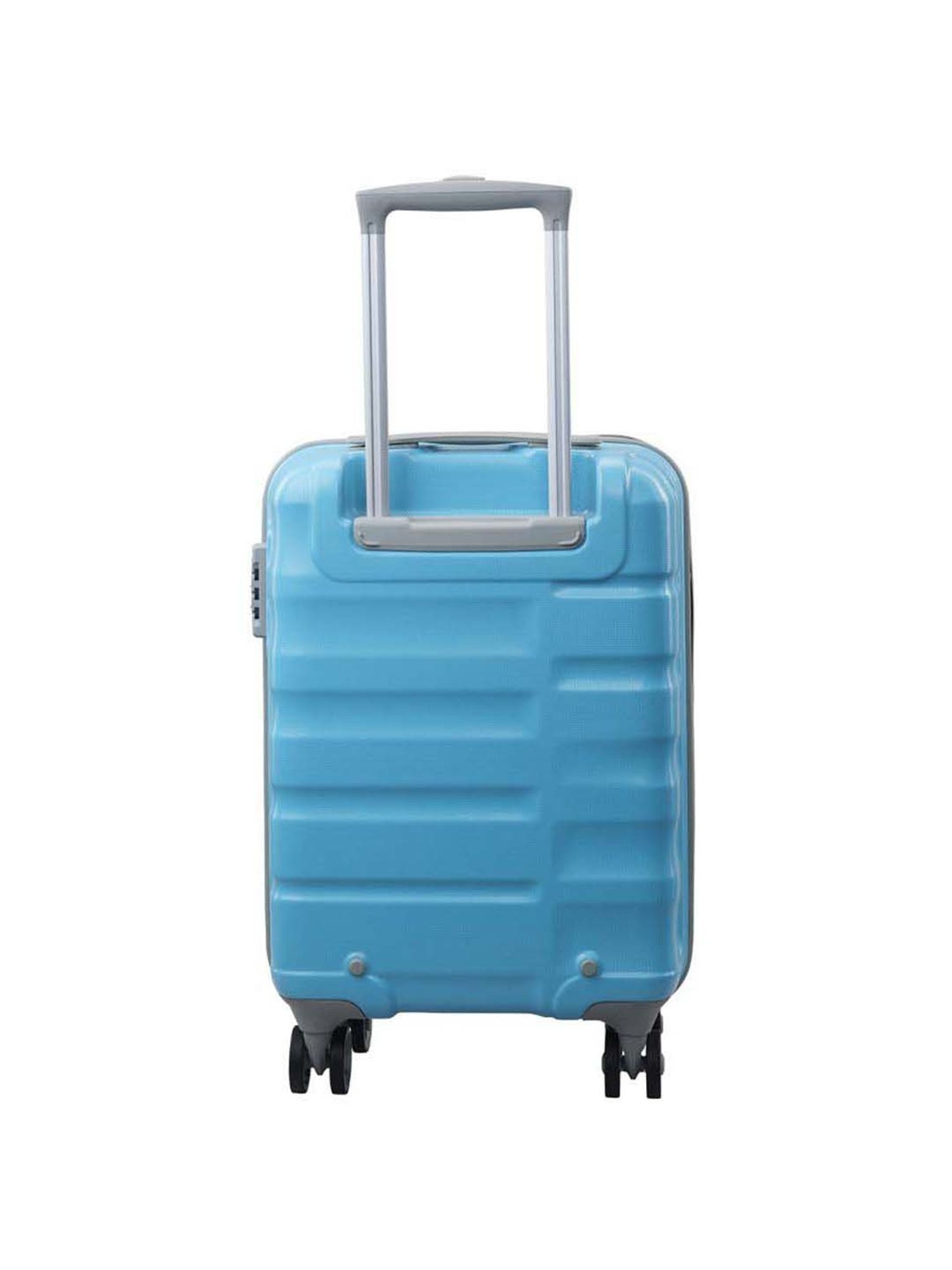 VIP Ceptor-pro Oscar Blue Textured Hard Cabin Trolley Bag - 36.5 cm