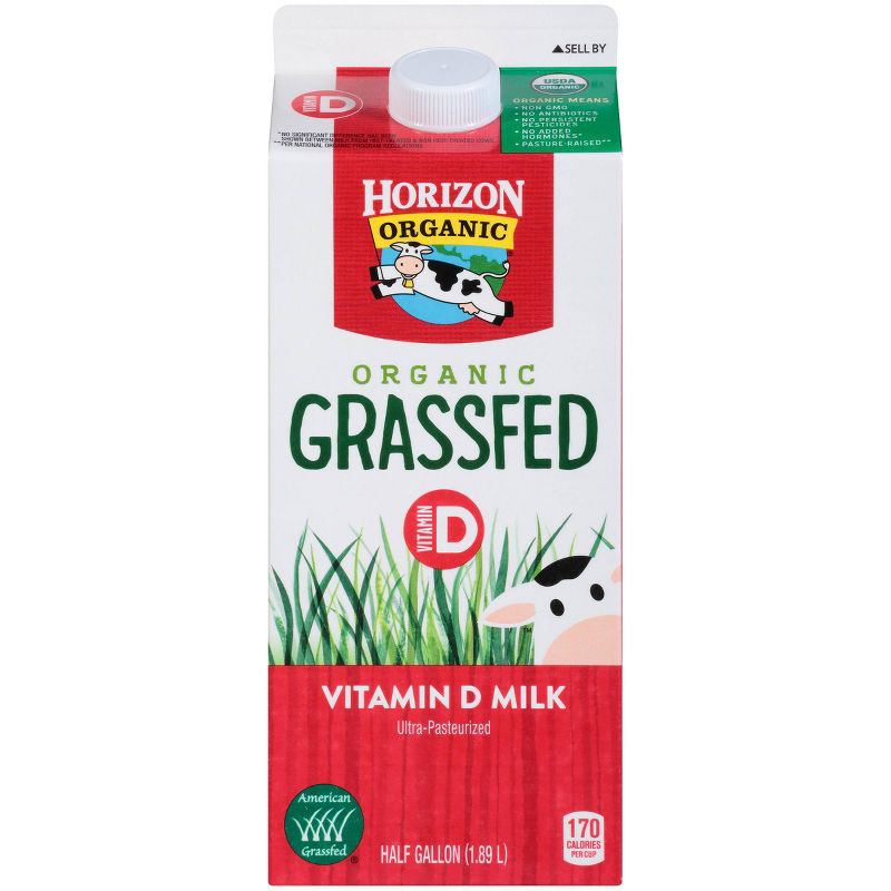 Horizon Organic Grassfed Vitamin D Milk - 0.5gal