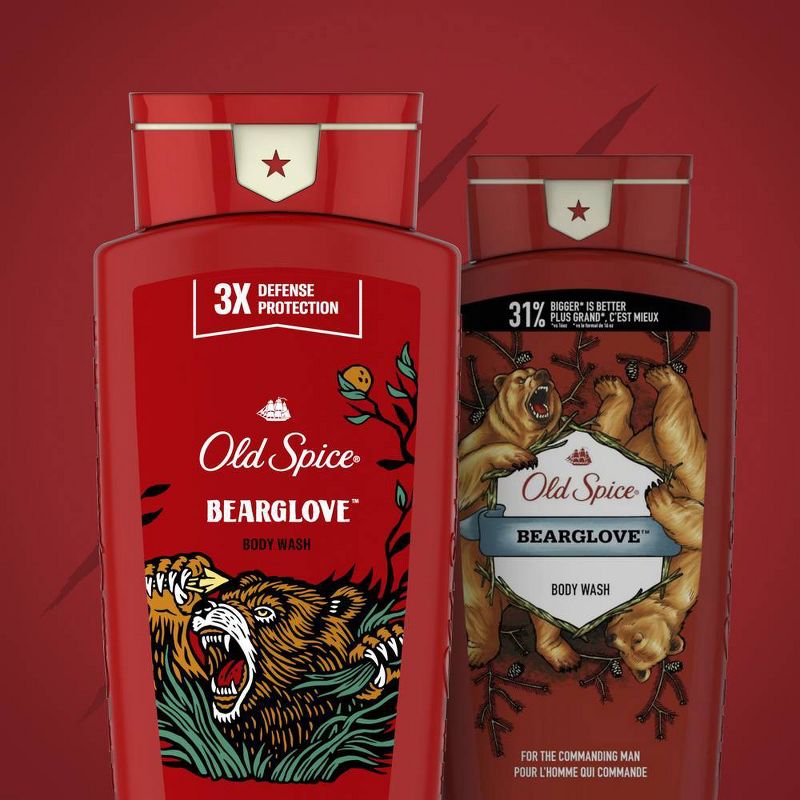 Old Spice Wild Collection Bearglove Body Wash Pump - 30 fl oz