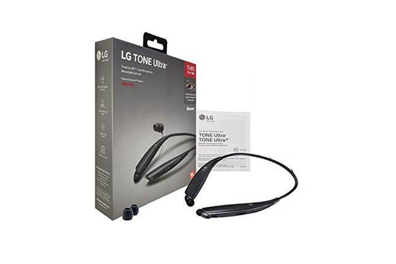 New LG Tone Ultra Black Wireless Bluetooth Headset HBS-835 JBL
