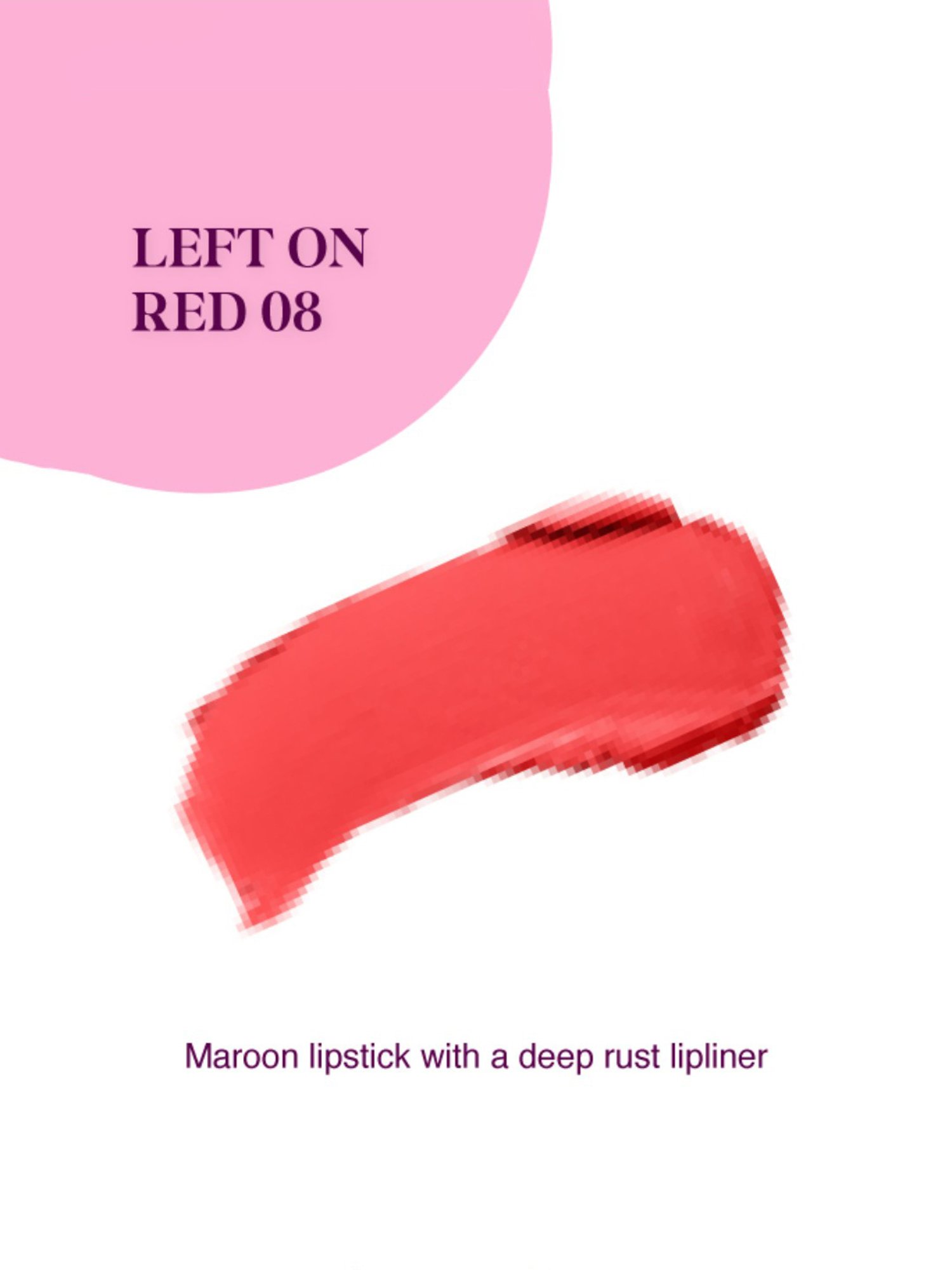 Typsy Beauty Twist & Pout Lipstick & Lip Liner Left On Red 08 - 0.91 gm