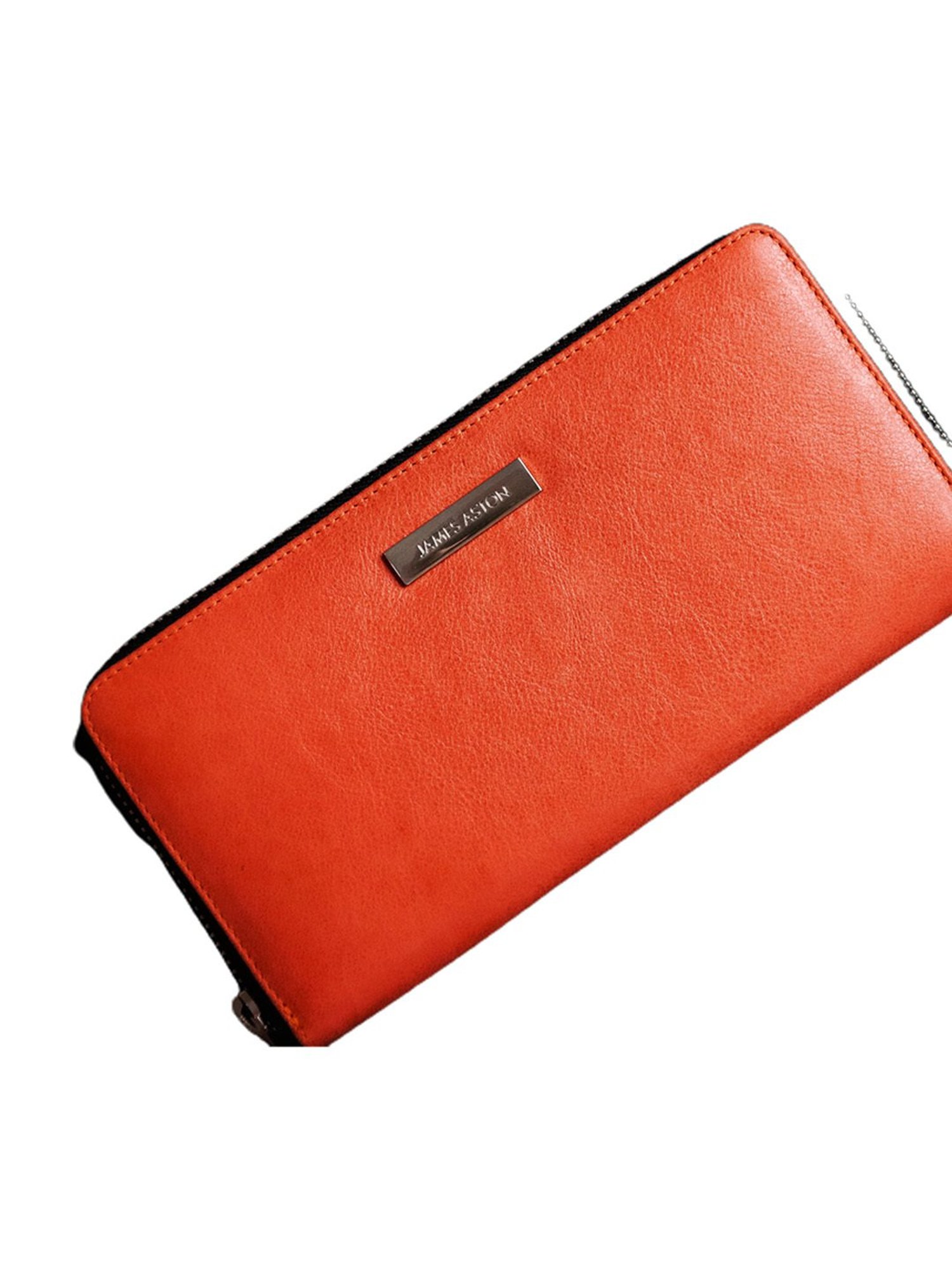 Louis Philippe Brown Casual Leather Money Clip Wallet for Men