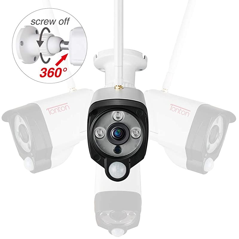 Add on 1080P Camera  1080P Full HD 20MP Wireless IP Network Camera Outdoor Indoor Security Camera with PIR Sensor 2 Way Audio Suitable for All of  NVR and All in one Kits