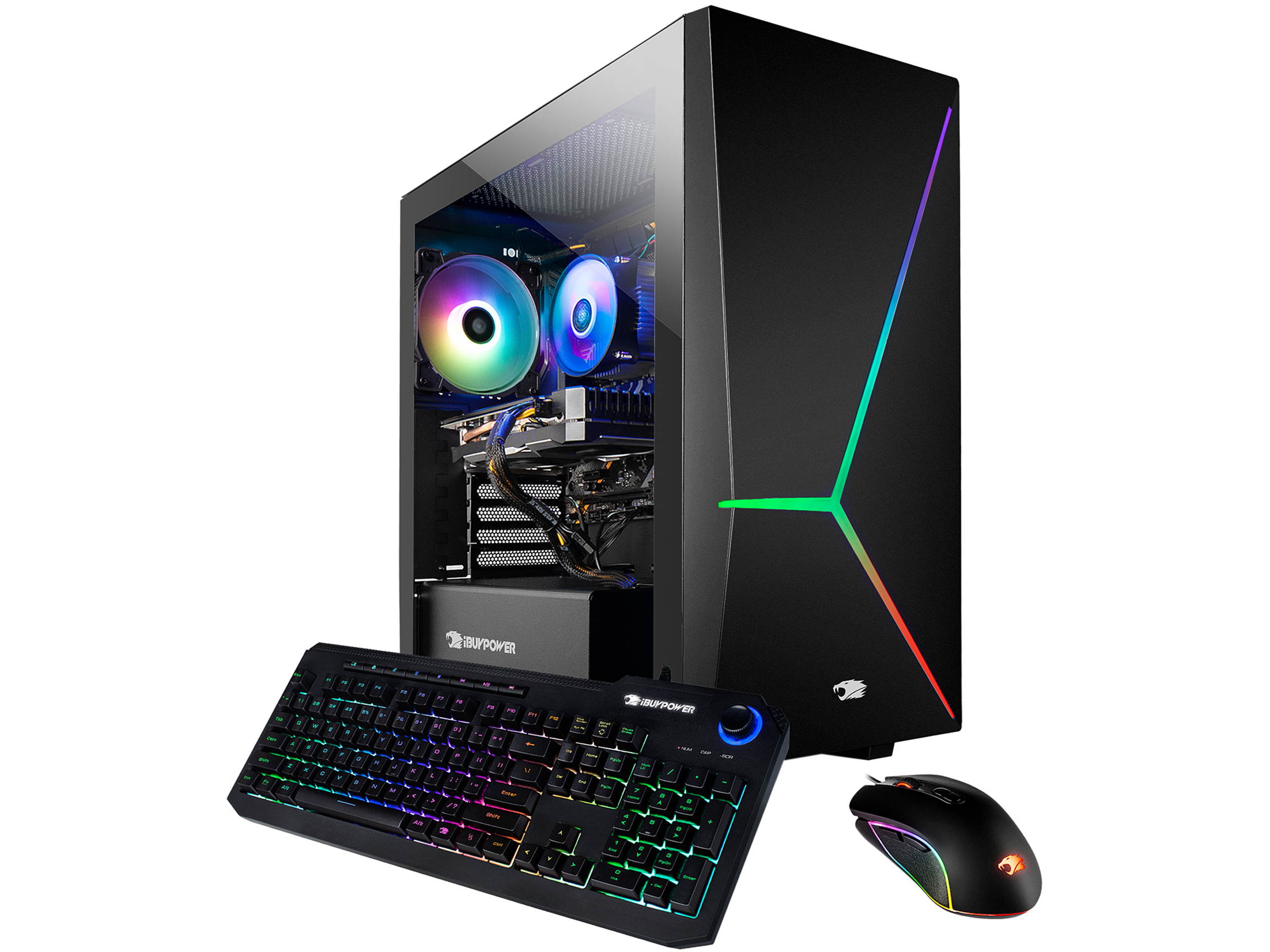 iBUYPOWER Slate 4 161i - Intel Core i7-10700F - GeForce GTX 1660 - 16 GB DDR4 - 2 TB HDD - 240 GB SSD - Windows 10 Home - Gaming Desktop