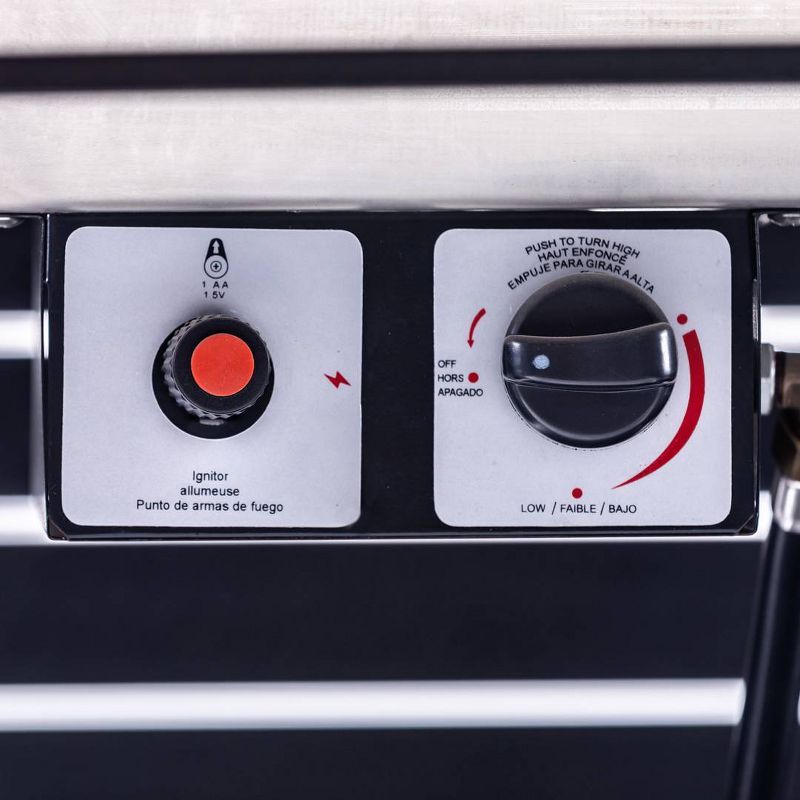 Square Aluminum Fire Pit Table Hammered Black 44" - Legacy Heating