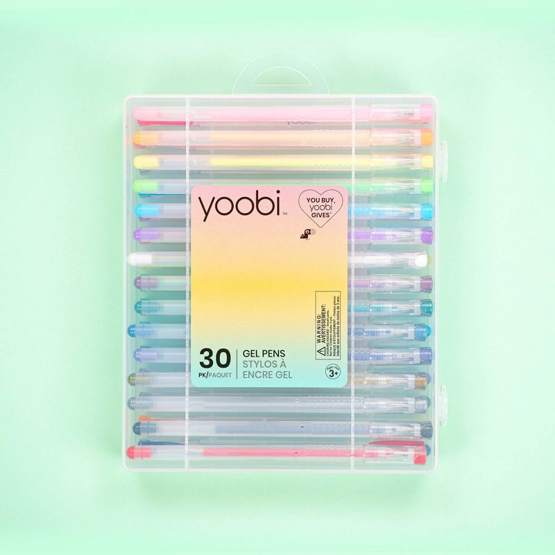 Yoobi™ 30pk Gel Pens Set Multicolor