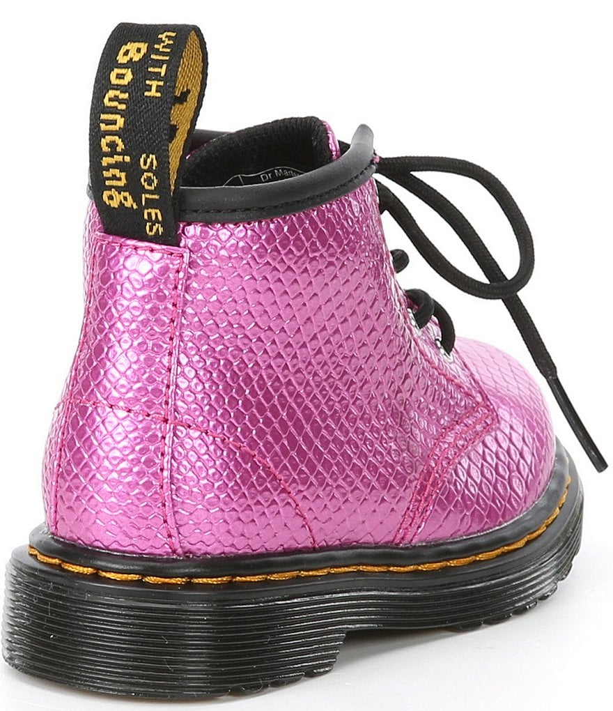 Dr. Martens Girls' 1460 Reptile Embossed Boots (Infant)