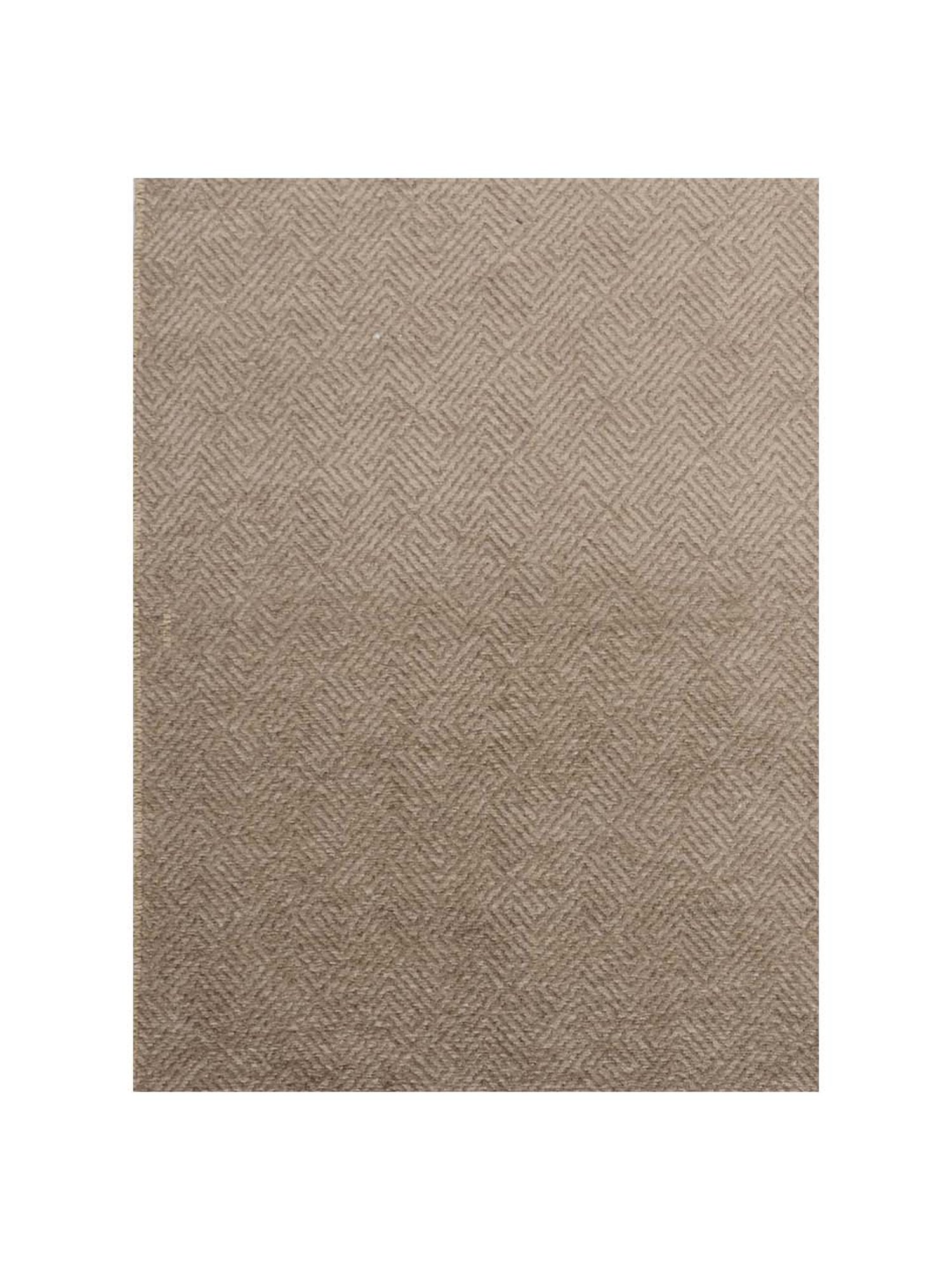 Nestasia Red & Cream Chevron Cotton Knitted Throw blanket with texture for Living Room or Bedroom