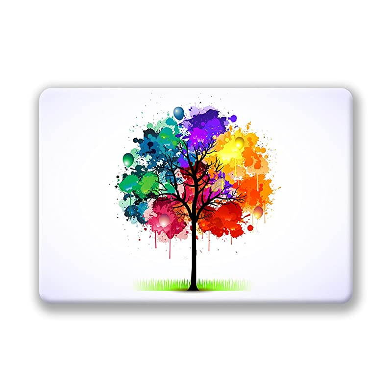 Matte Hard Shell Case for MacBook Pro Retina 15 inch Mid 201220132014Mid 2015 Model A1398 No CDROM No Touch Bar Colorful Tree