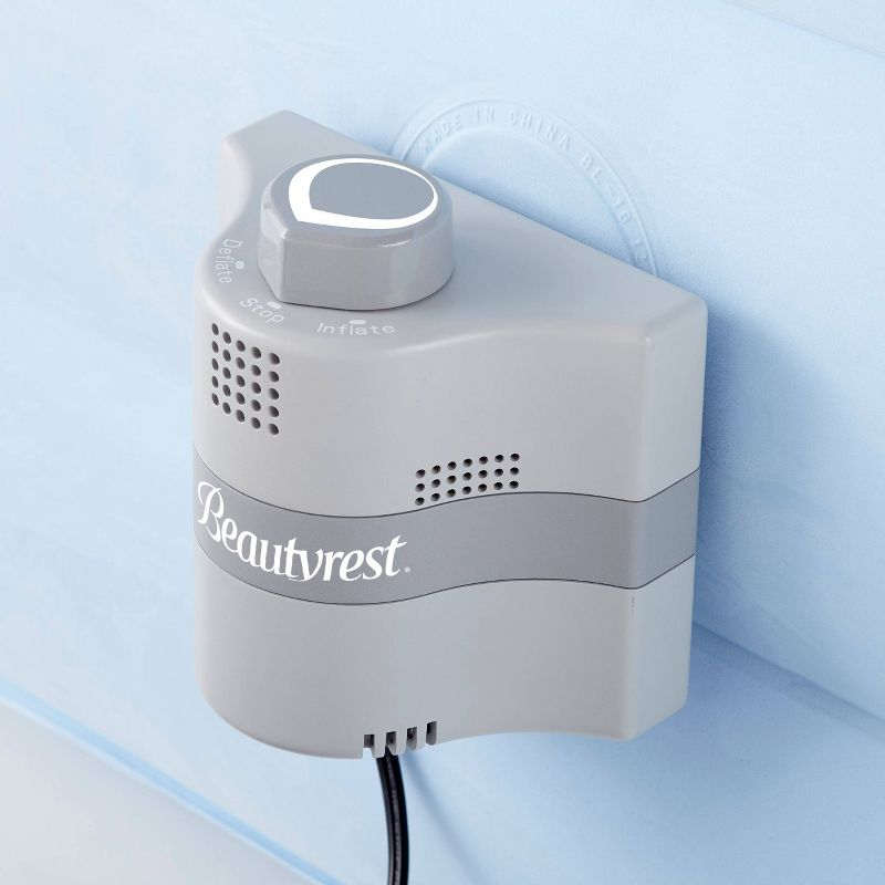 Beautyrest Contour Aire 18" Air Mattress with Attached InstaPump and Phone Pocket - Queen