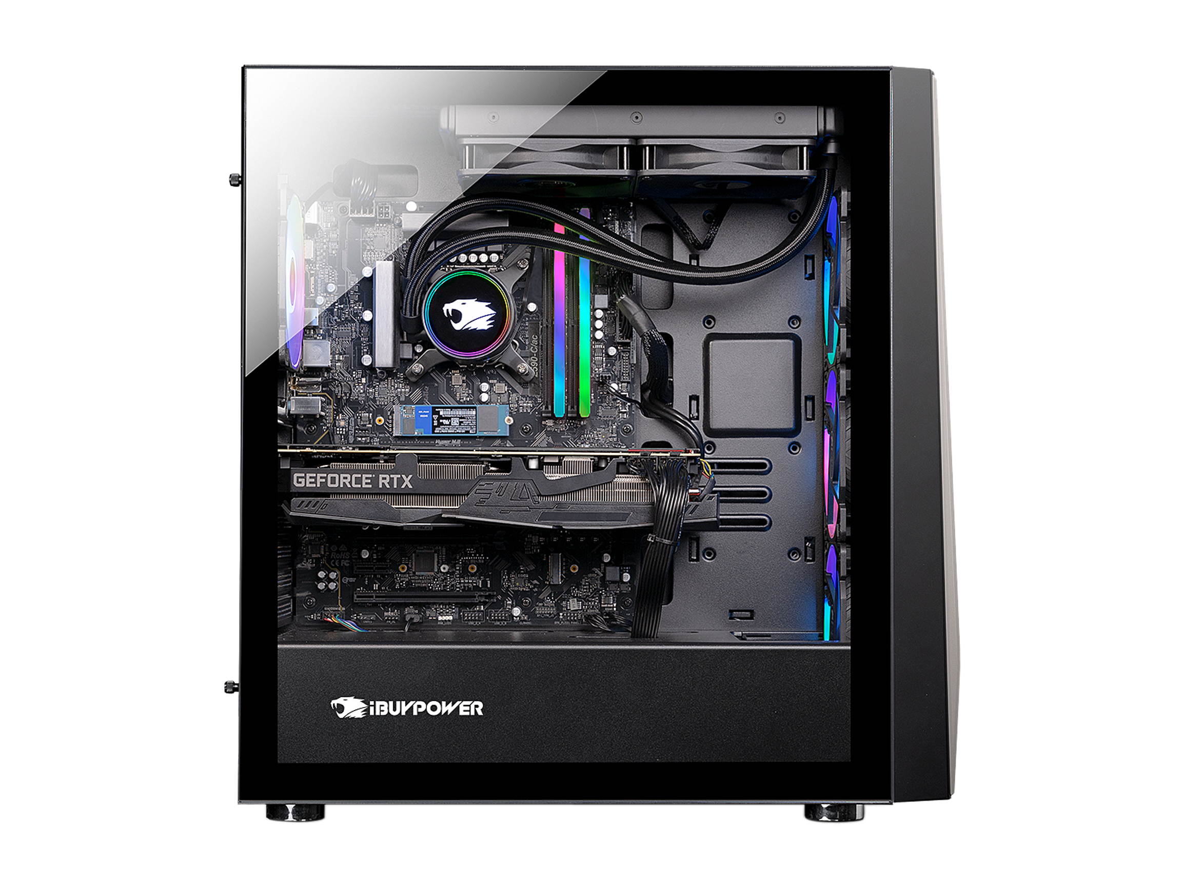 iBUYPOWER Gaming Desktop Trace5MR 177i Intel Core i9 11th Gen 11900KF (3.50 GHz) 16 GB DDR4 1 TB PCIe SSD NVIDIA GeForce RTX 3090 Windows 10 Home 64-bit