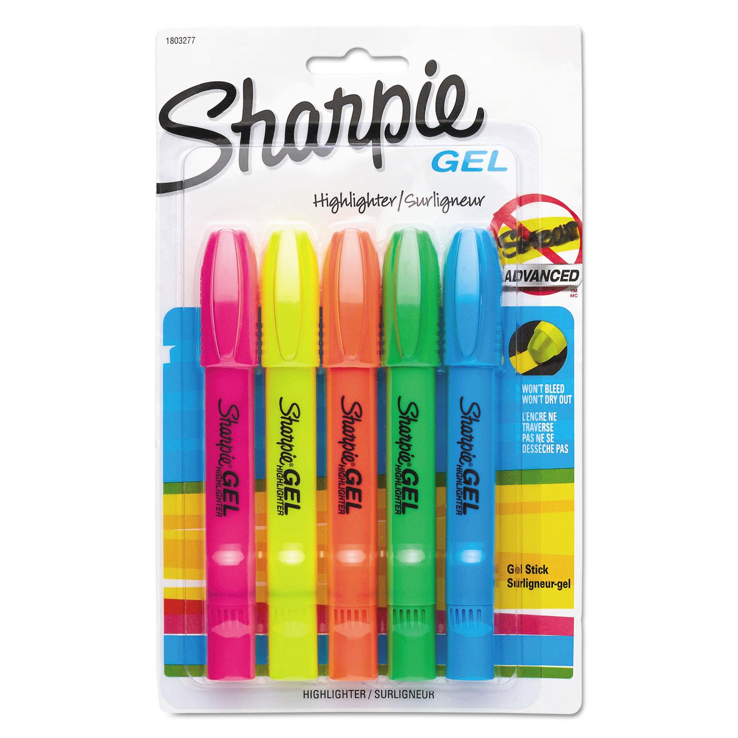 Sanford Sharpie Yellow Accent Gel Highlighters