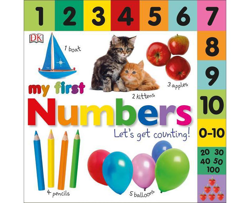 My First Numbers ( My First Numbers) by Dawn Sirett (Board Book)